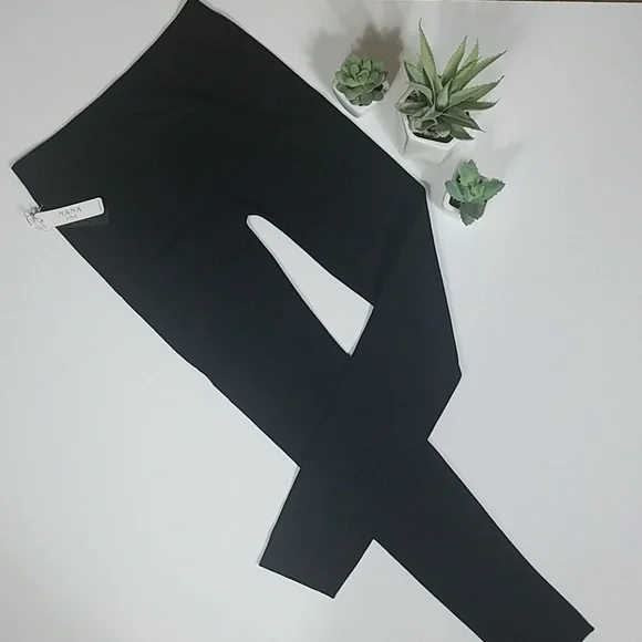 NWT, Nana USA, Black legg'ings, OS - Picture 2 of 5